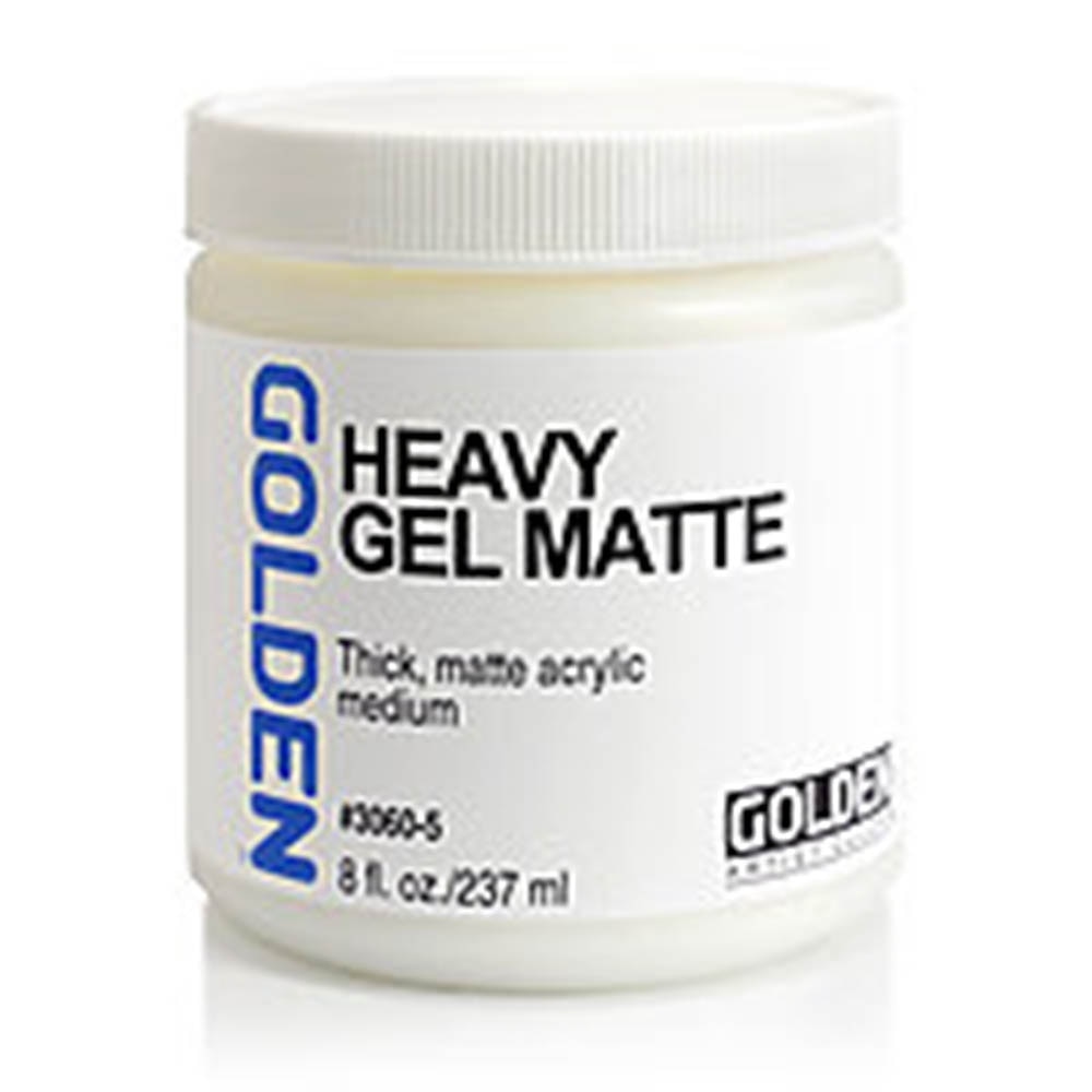 Golden, Heavy Gel, Matte, 8 ounce